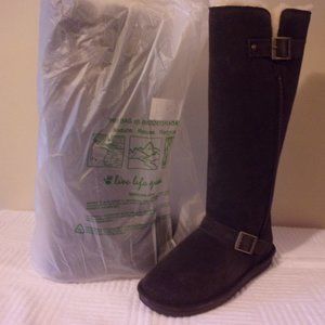 Bear Paw "JOHANNA" Riding Style Boots ~ 15 1/2" Shaft ~ Size 7 ~ Dark Brown NWT